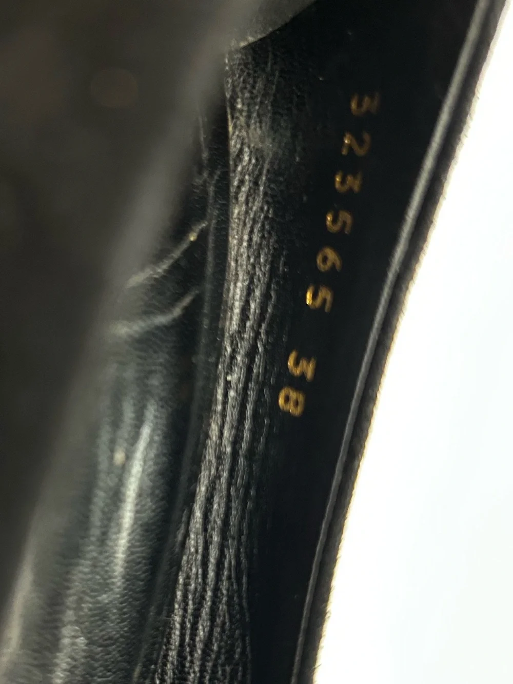 Gucci black pumps/heels size 38